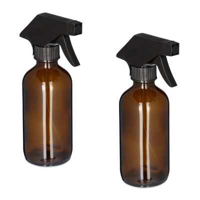 WOODENFURN glass spray bottle 230ml set of 2