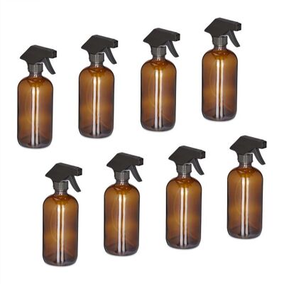 WOODENFURN glass spray bottle 500ml set of 8