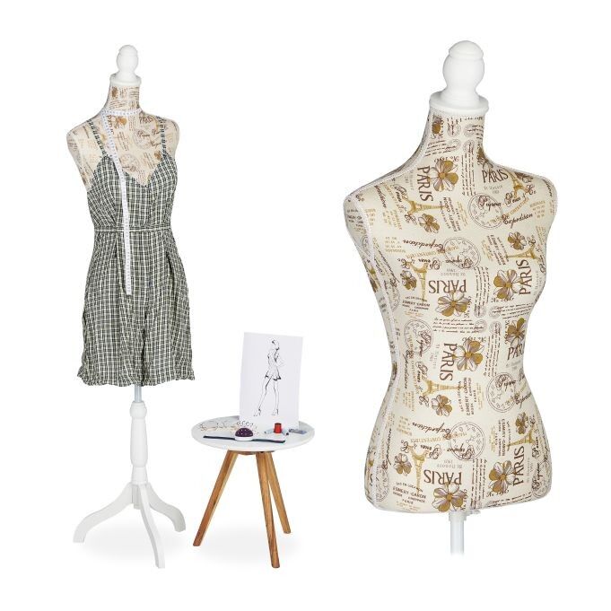 Mannequin de tailleur WOODENFURN réglable en hauteur