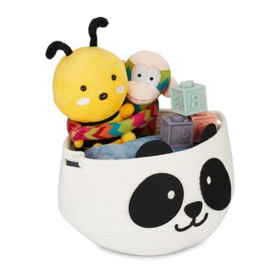Cesta de almacenamiento infantil WOODENFURN Panda