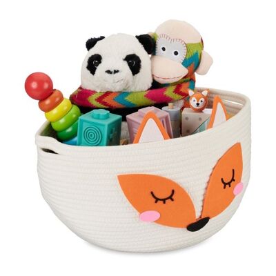 Cesta de almacenaje infantil WOODENFURN zorro