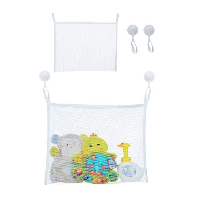 Ensemble de rangement pour jouets de bain WOODENFURN (2 pièces)