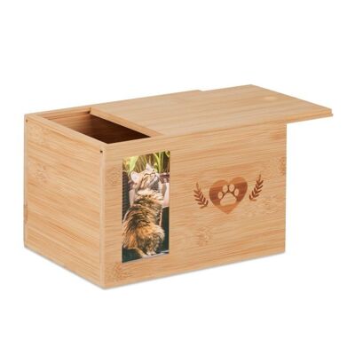 Urne funéraire pour animaux de compagnie WOODENFURN en bambou