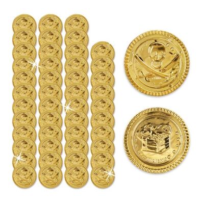 WOODENFURN Gold Coins Set of 48