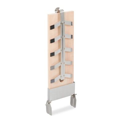 Planche à saumon grillée à la flamme WOODENFURN avec support