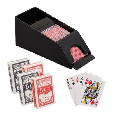 Traîneau à cartes WOODENFURN avec 4 jeux