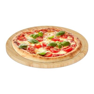 Assiette à pizza en bambou WOODENFURN 32 cm