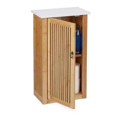 WOODENFURN hanging bamboo bathroom cabinet