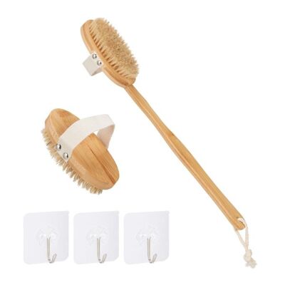 Cepillo para espalda WOODENFURN en juego de 6 piezas