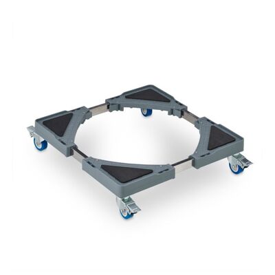 WOODENFURN extendable plant trolley square