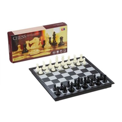 Juego de ajedrez plegable y magnético WOODENFURN