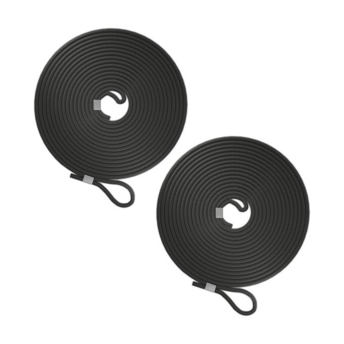 Corde en caoutchouc noir WOODENFURN en lot de 2