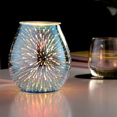 Soft Heat Diffuser – Calorya n°6 – 3D Effect – Diffusion and Lamp – Adjustable Temperature – Decoration and Home Fragrances