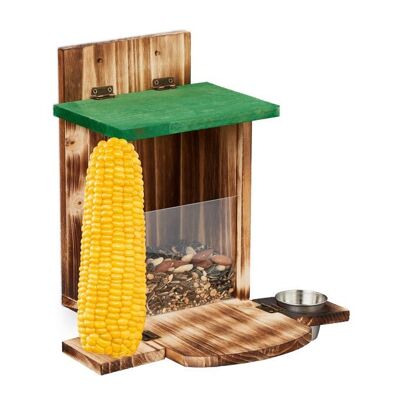 Mangiatoia per scoiattoli fiammata WOODENFURN