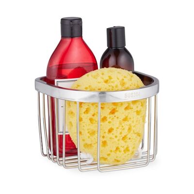 Mensola doccia WOODENFURN in acciaio inox