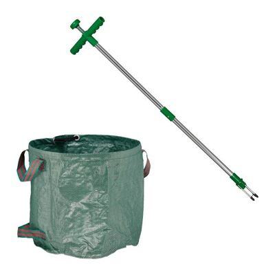 Désherbeur WOODENFURN avec sac à déchets de jardin