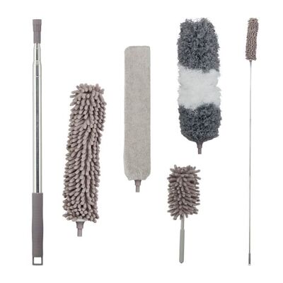 Juego de plumeros WOODENFURN con 4 accesorios