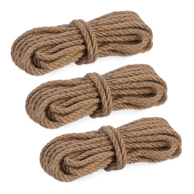 Corde de jute WOODENFURN 8 mm x 10 m lot de 3