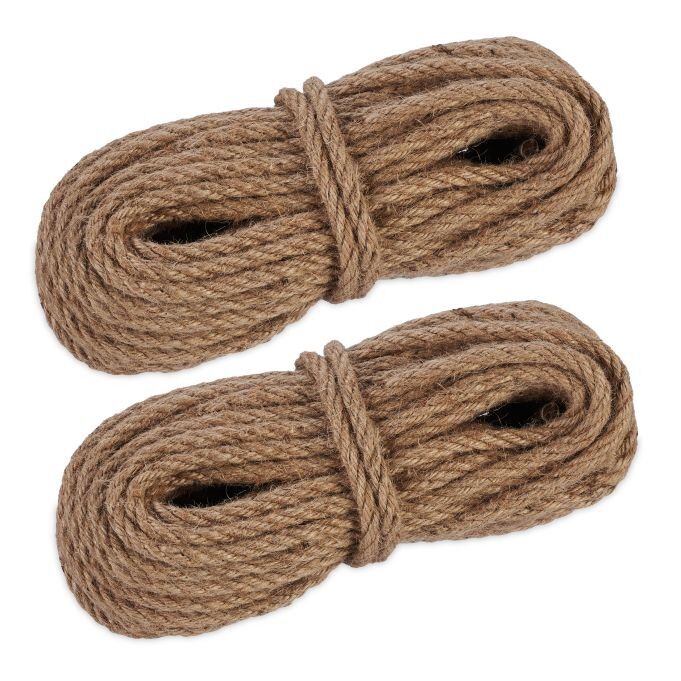 Ficelle de jute WOODENFURN 8 mm x 20 m lot de 2