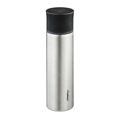 Borraccia in acciaio inox WOODENFURN da 750 ml con bicchiere