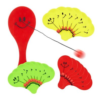 WOODENFURN Paddleball Racket Set of 24 for Children