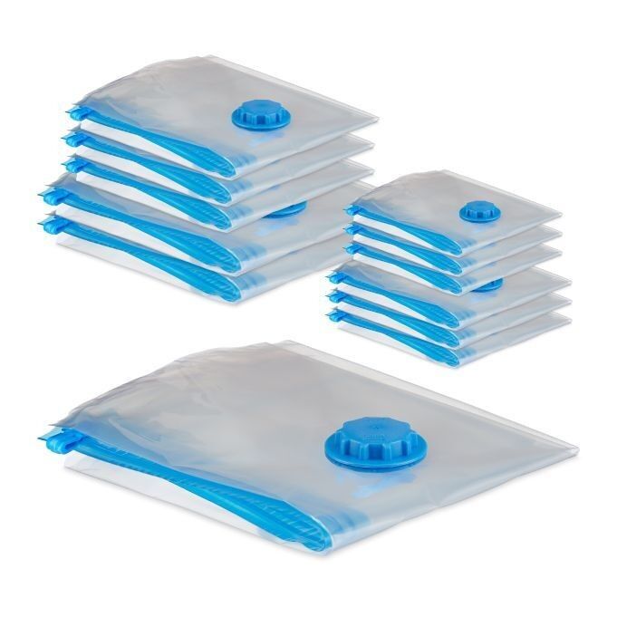 Lot de 12 sacs sous vide pour vêtements WOODENFURN