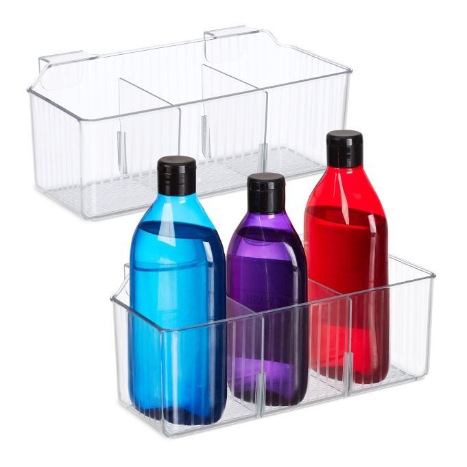 WOODENFURN Closet Door Organizer 3 Compartments Set of 2