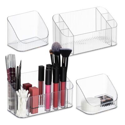 Organisateur de cosmétiques WOODENFURN en lot de 2