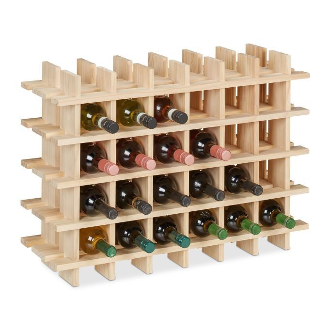 Casier à vin WOODENFURN pour 24 bouteilles