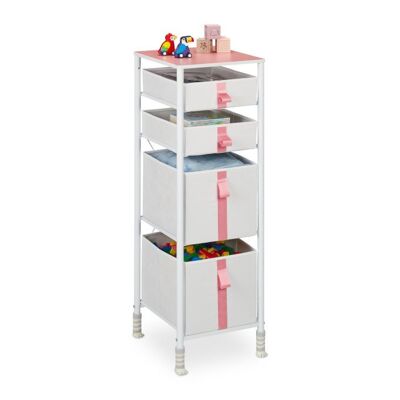 Cassettiera per bambini WOODENFURN con 4 cassetti