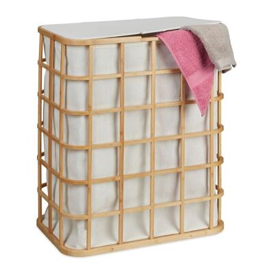 WOODENFURN Bamboo Laundry Basket