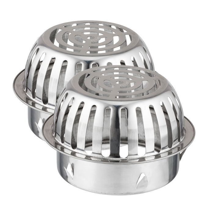 WOODENFURN Gutter Leaf Guards Stainless Steel Set of 2