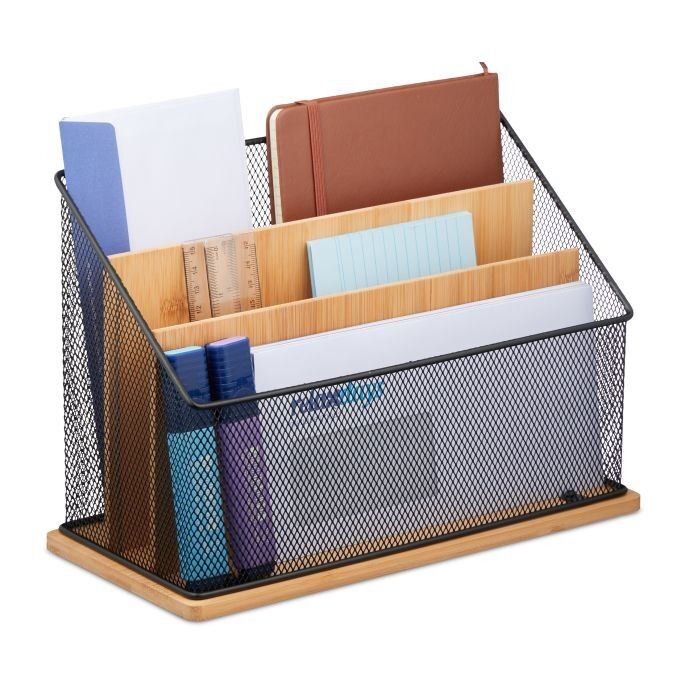 Porte-documents WOODENFURN à 3 compartiments