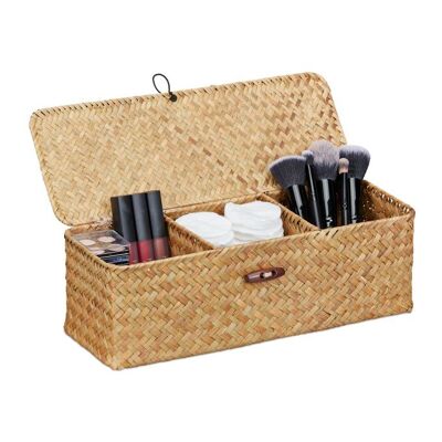 Boîte de rangement WOODENFURN avec couvercle