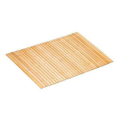 Alfombra de baño WOODENFURN de bambú 80x50 cm