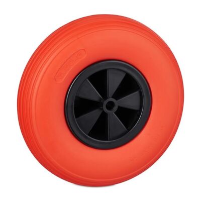 Ruota per carriola WOODENFURN 3.50-6 in rosso/nero