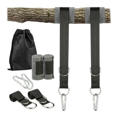 Ensemble de suspension pour hamac WOODENFURN, 7 pièces