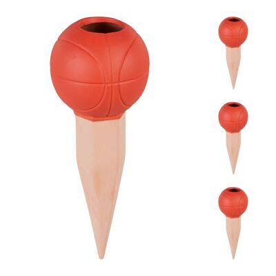 Coni da basket in argilla WOODENFURN, set da 4