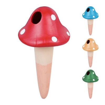 Coni di argilla WOODENFURN funghi colorati in un set da 4