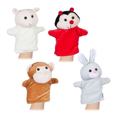WOODENFURN hand puppets for children, set of 4