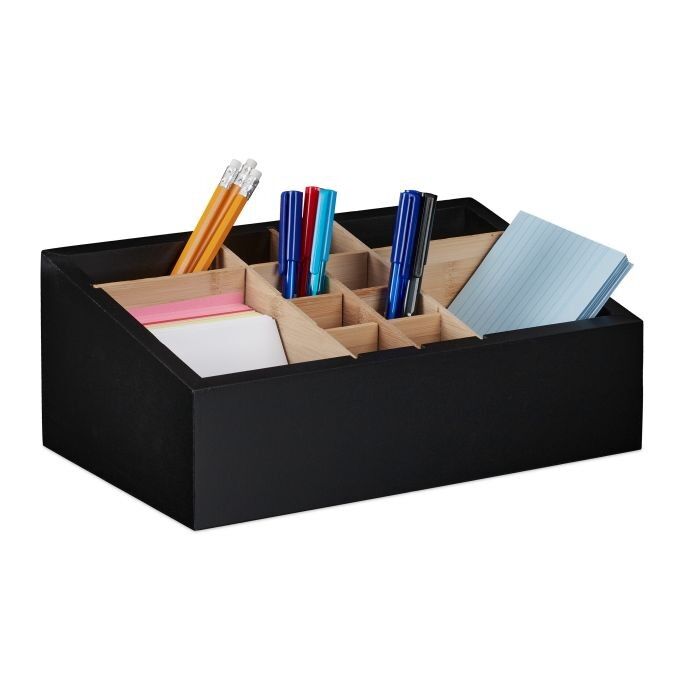 Organiseur de bureau WOODENFURN 12 compartiments