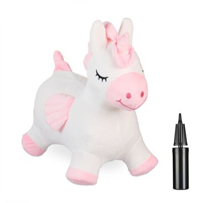 WOODENFURN bouncy unicorn with cover