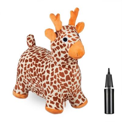 WOODENFURN bouncy toy giraffe with cover