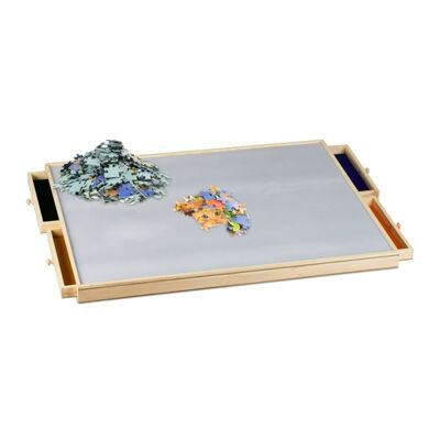 Tablero rompecabezas WOODENFURN con 4 cajones