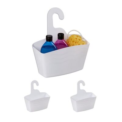 Cesta de ducha WOODENFURN juego de 3 31 cm