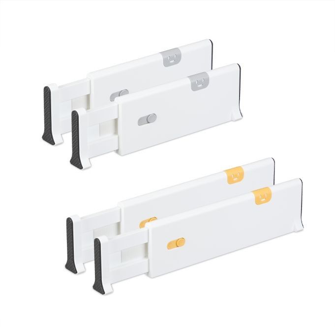 WOODENFURN 4-piece drawer divider set