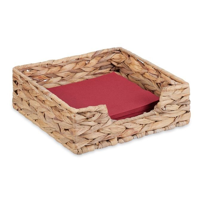 Porte-serviettes WOODENFURN en jacinthe d'eau