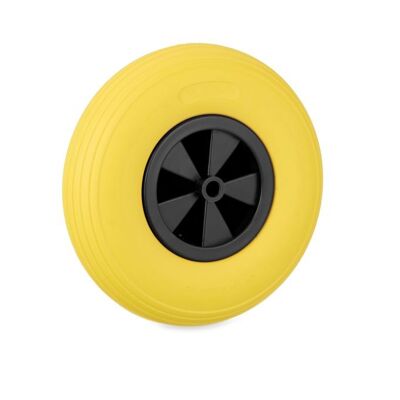 Ruota per carriola WOODENFURN 3.50-6 in giallo/nero
