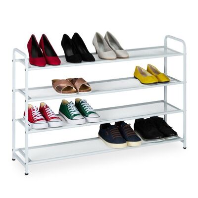 Scarpiera in metallo WOODENFURN per 16 paia di scarpe