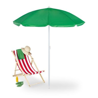 Parasol vert WOODENFURN 160 cm